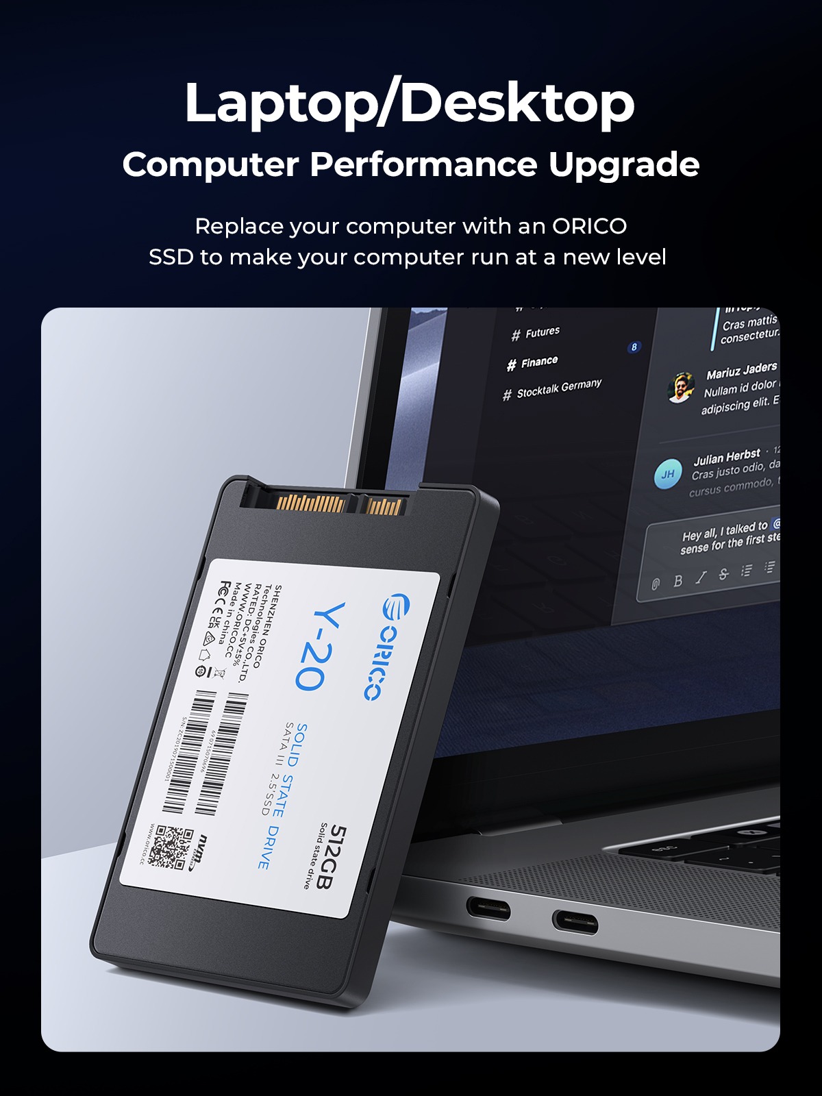 Orico disque dur SSD interne 512 Go ,2.5 pouces SATA 3.0