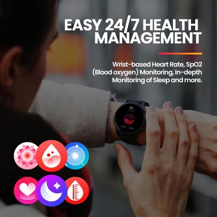 Image de Original Zeblaze Btalk 3 Plus montre intelligente 1.39 "HD - Orchid - Unbranded