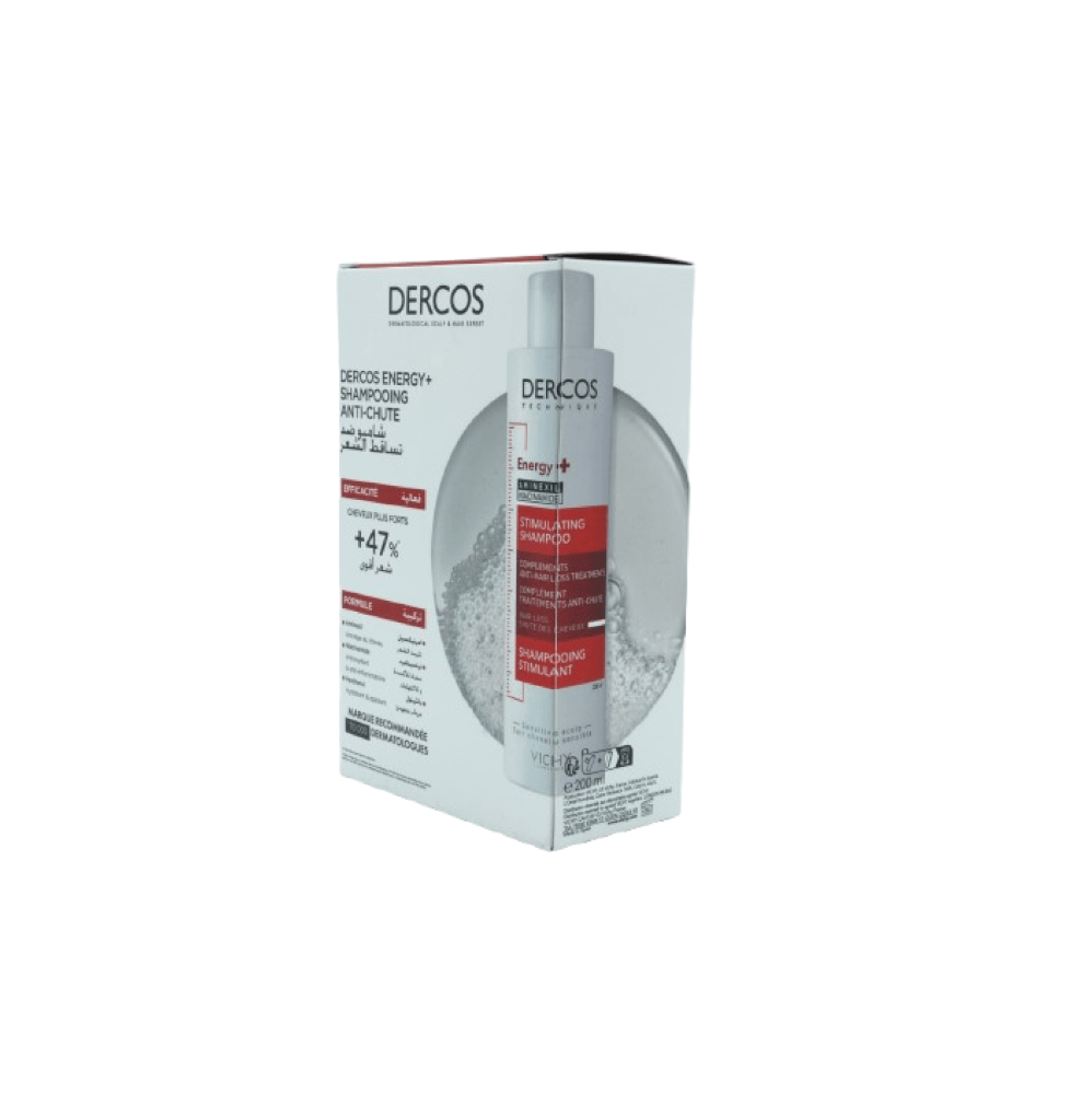 Image de PACK SHAMPOOING ENERGY+ ANTI-CHUTE 200 ML  -  VICHY DERCOS - Unbranded