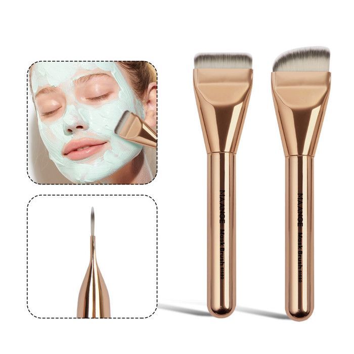Image de Pinceaux de maquillage - MAANGE - 2pcs - Nylon - Doux - Portable - Unbranded