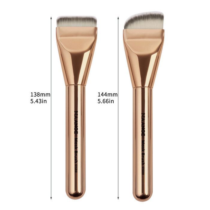 Image de Pinceaux de maquillage - MAANGE - 2pcs - Nylon - Doux - Portable - Unbranded