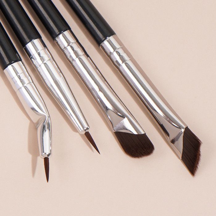 Pinceaux de maquillage - Non spécifié - 4pcs - Précision - Doux - Polyvalent