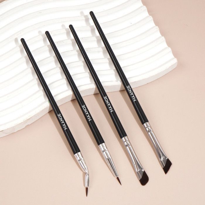 Image de Pinceaux de maquillage - Non spécifié - 4pcs - Précision - Doux - Polyvalent - Unbranded