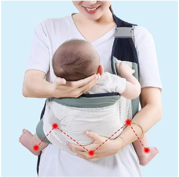 Porte-Bébé en Tissu à Mailles, Support réglable pour bébé