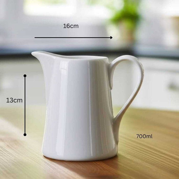 pot élégant pour lait -sauciere – En céramique résistante et raffiné-700ML