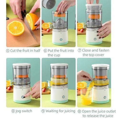 Presse-Agrumes Portable : DEZARO Presse Fruits électrique sans fil USB