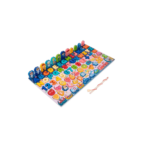 Puzzle de correspondance en bois 8 en 1