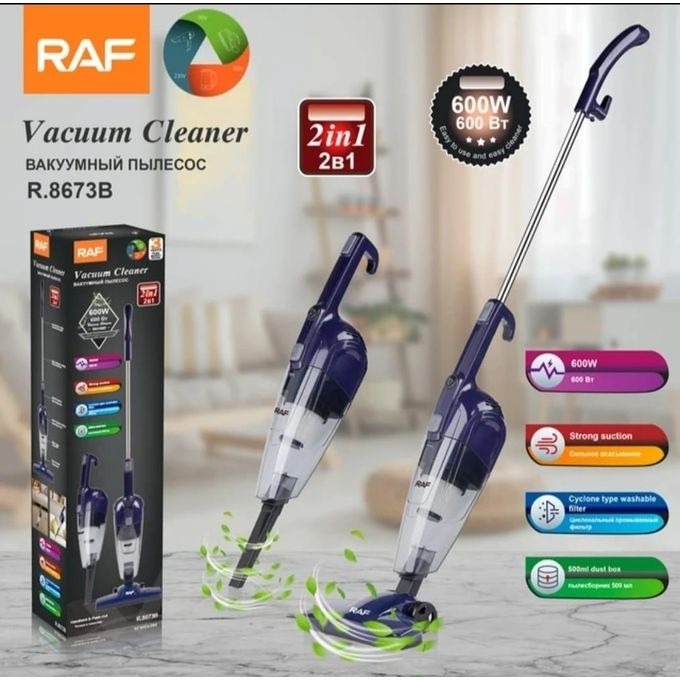 RAF Aspirateur balai - 2 en 1 - Haute performance pour nettoyage