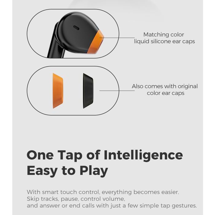 Image de Realfit F2 Bluetooth écouteur excellente qualité HIFI TWS sans fil couleur Noir - Unbranded