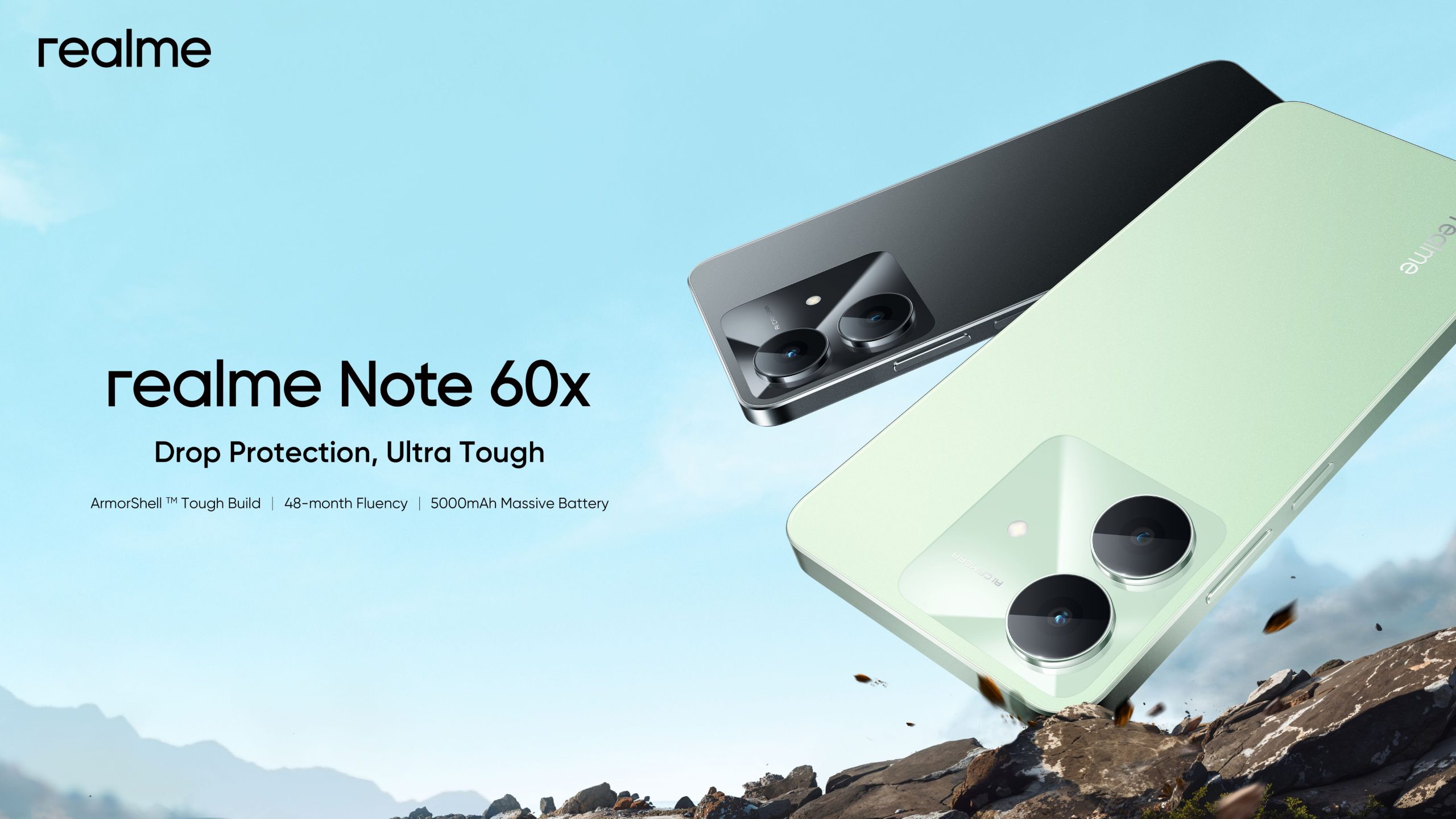 Image de Realme Note 60X 3/64Go green - Unbranded