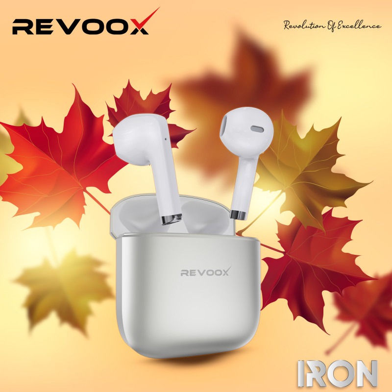 Image de REVOOX Earphones Bluetooth IRON - RBE-P08 - Unbranded