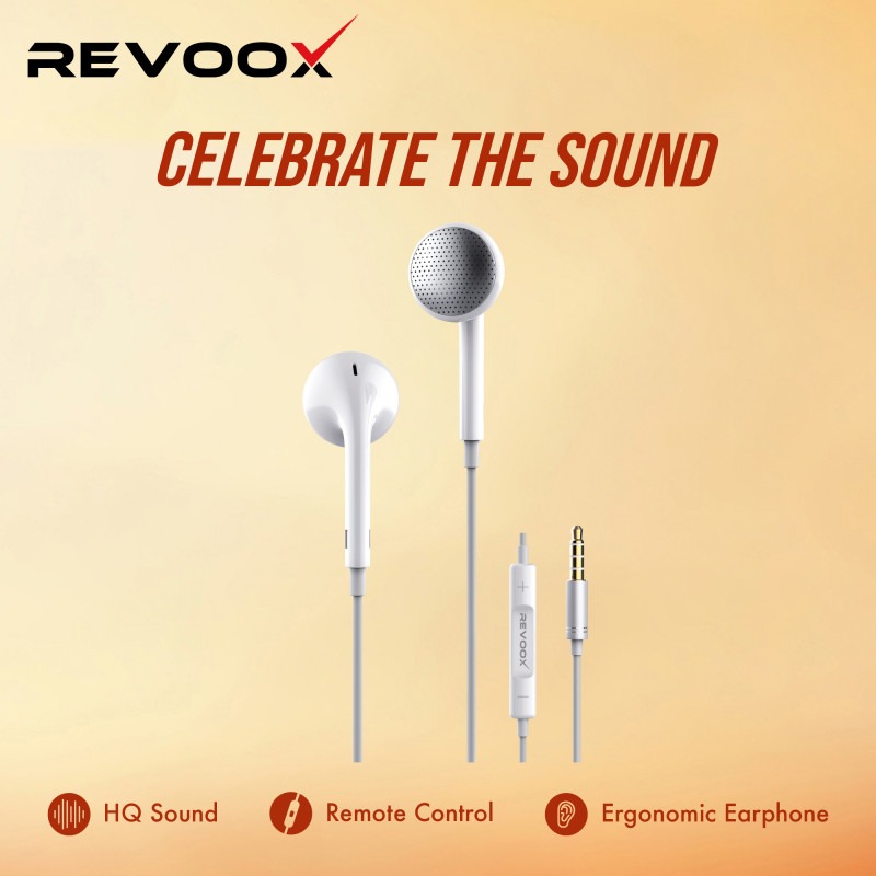 REVOOX Earphones Jack 3.5 mm RE-E09