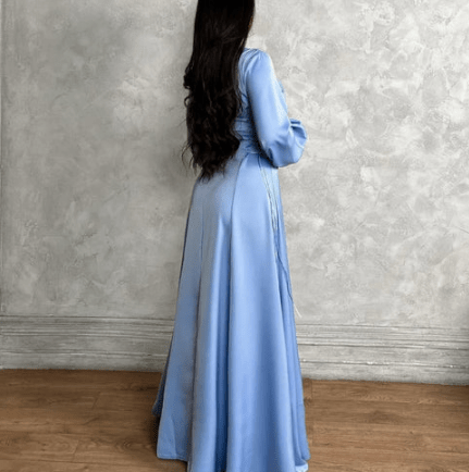Robe Élégante en Satin Léger