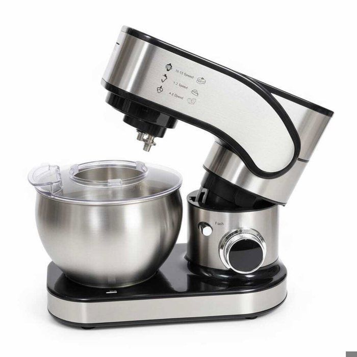 Robot pétrin 7l digital 1500 W -12 VITESSES ET MINUTERIE -BOITIER EN ABS -REVETEMENTS EN ACIER INOXIDABLE