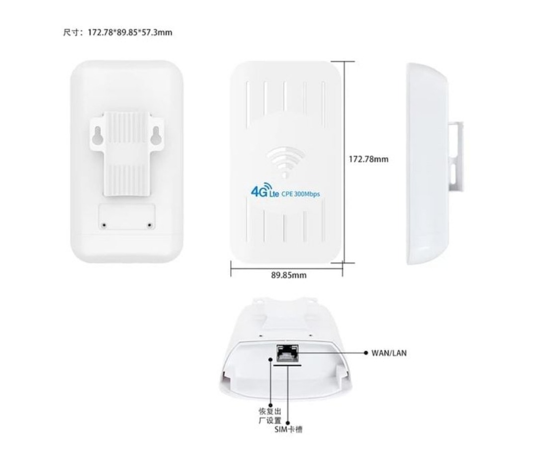 Routeur WiFi 4G LTE avec Connexion de 10 Appareils