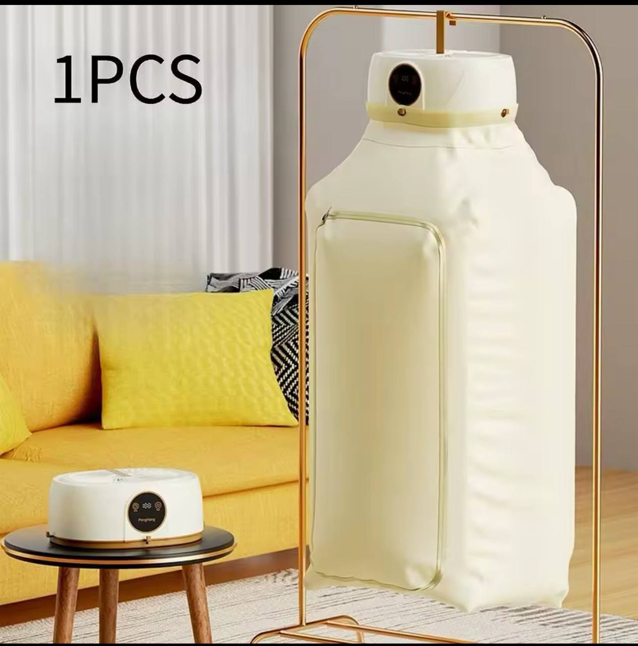 Image de Sèche-linge portable, sèche-linge électrique pliable, sèche-linge pliable, stérilisation UV, sèche-linge électrique portable - Unbranded