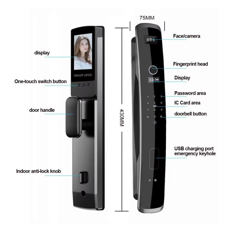 Image de serrure connectée intelligente Qj10