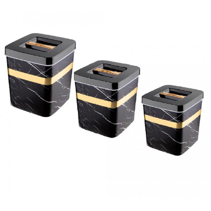 Set de trois Boites en plastique