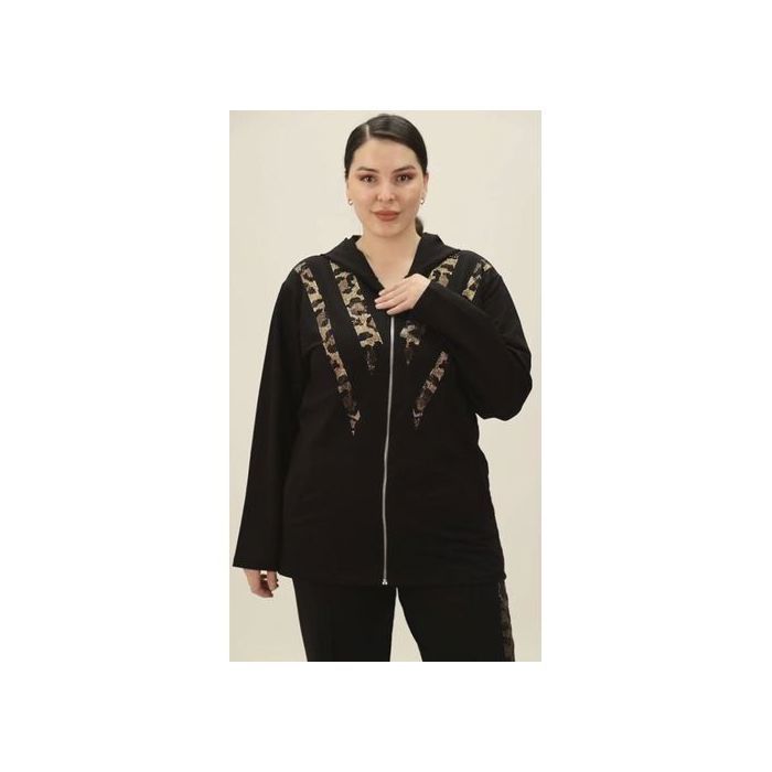 Image de Survêtement 2 pcs importe de Turquie Femmes Ref 76 - Noir