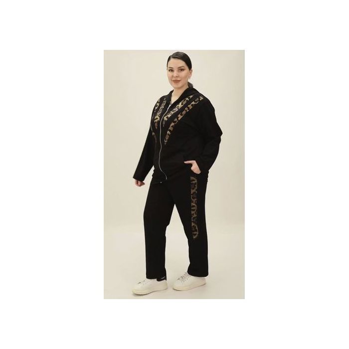 Image de Survêtement 2 pcs importe de Turquie Femmes Ref 76 - Noir
