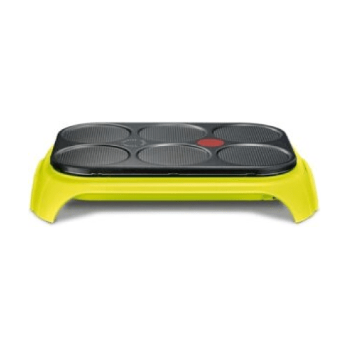 Tefal Appareil à crêpes, 6 empreintes, Revêtement antiadhésif, 6 spatules et 1 louche incluses, Fabriqué en France PY559312