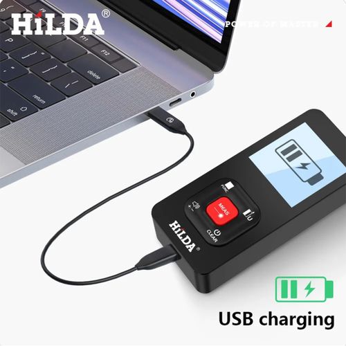 Image de Télémètre laser numérique 50m, distance mètre laser , rechargeable USB - Unbranded