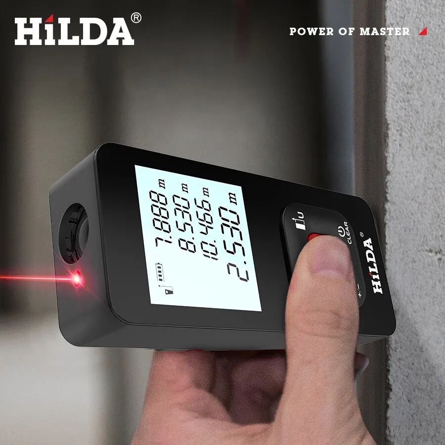 Image de Télémètre laser numérique 50m, distance mètre laser , rechargeable USB - Unbranded