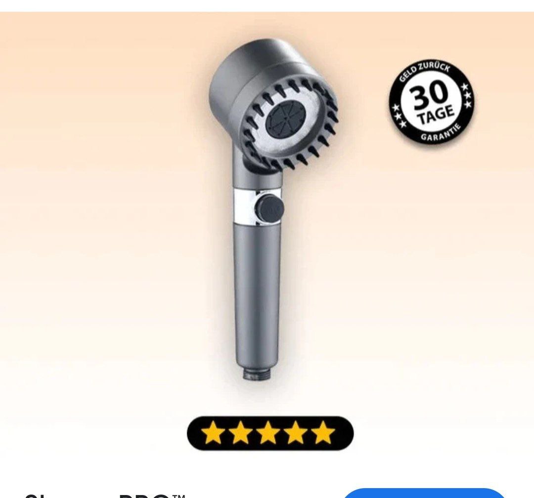 Image de Tête de Douche Haute Pression,à 3 Modes réglages de pulvérisation,brosse massage - Unbranded