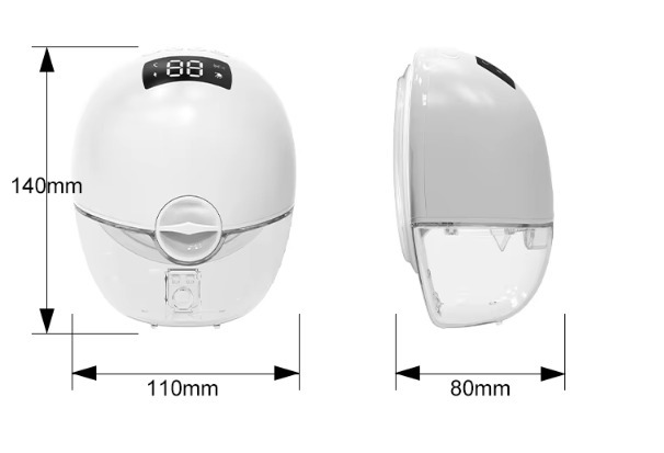 Image de Tire-lait électrique 1 pièce portable mains libres, sans BPA + 10 sachets de lait offert - Unbranded