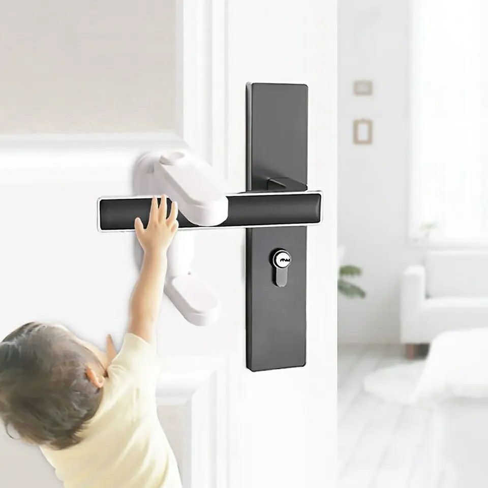 Image de Un bloc d'ouvre-porte empêche les petits enfants de quitter la maison - Unbranded