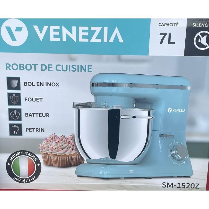 Venezia Robot de Cuisine, pétrin multifonctions STAND MIXER - 7L 1900 W