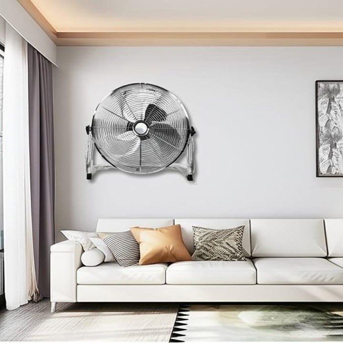 Image de Ventilateur métallique silencieux et puissant 35 cm – 3 vitesses – Orientation large 160 - Unbranded