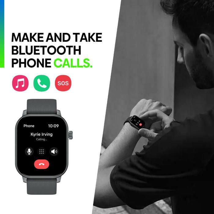 Image de Zeblaze GTS 3 GPS montre intelligente extérieure Bluetooth appelant 2.01 - Noir - Unbranded