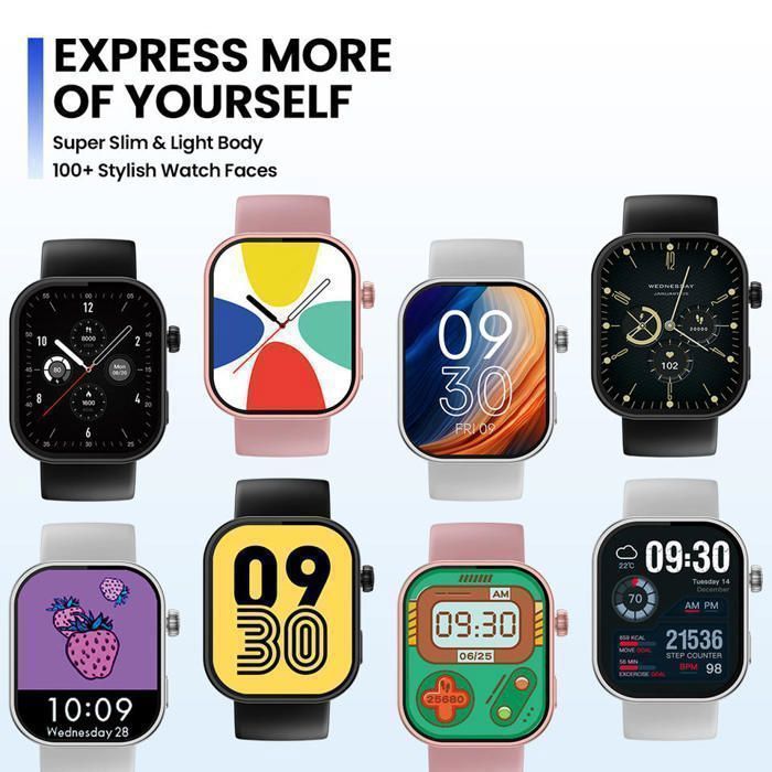 Image de Zeblaze - Montre intelligente 2.03 ''écran HD 24H - Btalk Plus appel vocal - Rose - Unbranded