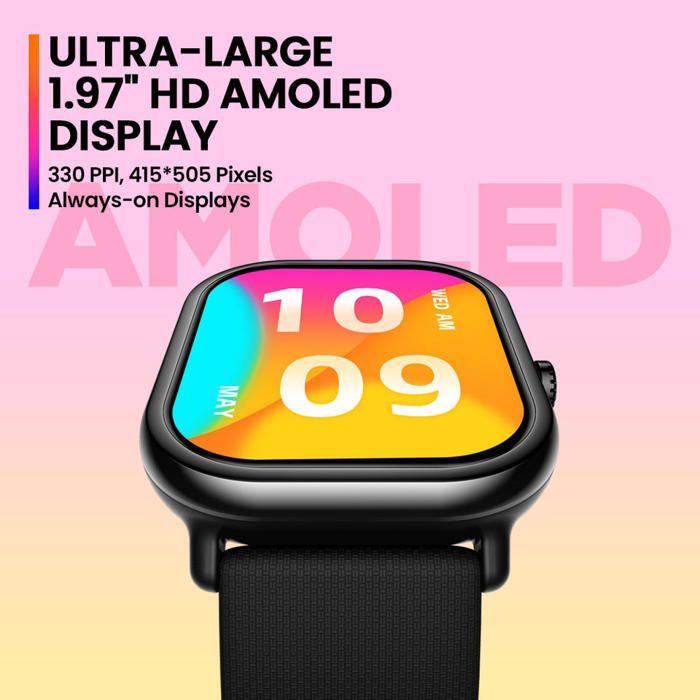 Image de Zeblaze-Montre intelligente d'appel vocal pour hommes et femmes, GTS 3 Pro - Noir - Unbranded