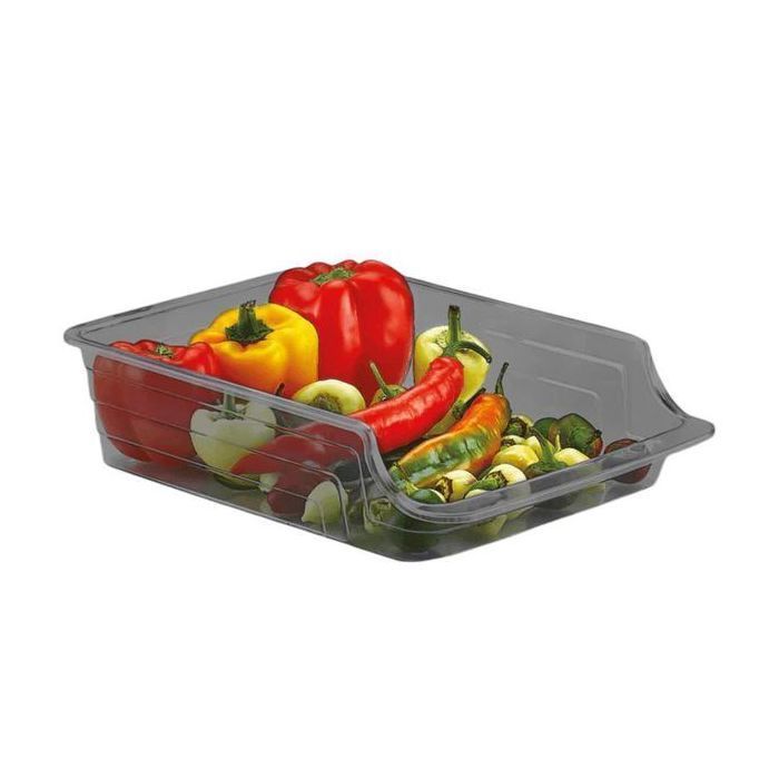2 bacs réfrigérateur couleurs noir transparente mesures Bac Rangement Frigo