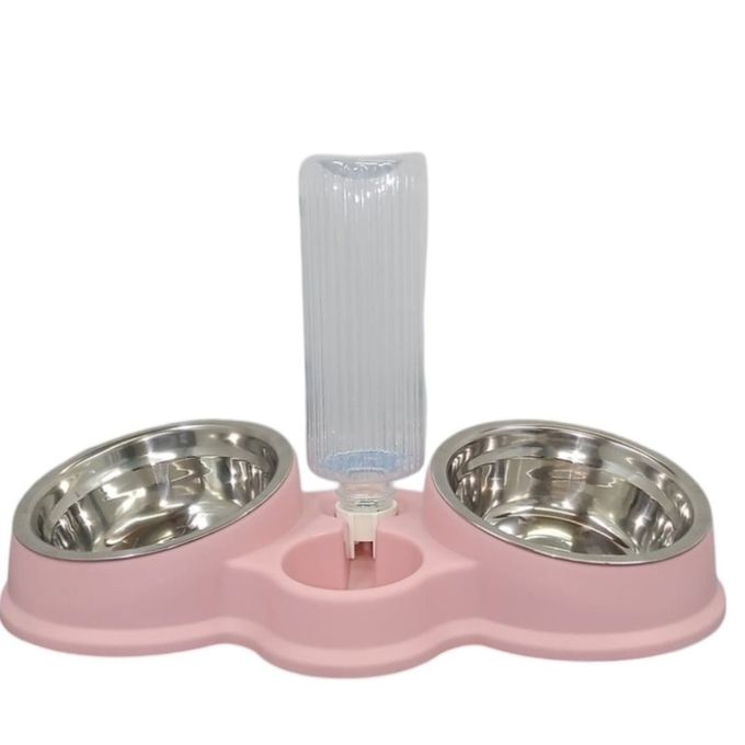 3- en-1 pour Chats et Chiens, Nourriture et Distributeur Automatique d’Eau à Portée de Patte