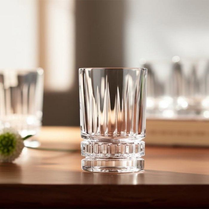 6 Verres à thé en cristal -Set de 6 Verre à thé – Ensemble élégant de 6 pièces cristallin transparent verre resistant