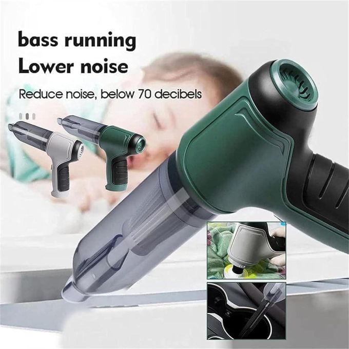 Aspirateur électrique 3-IN-1 et souffleur d'air, aspirateur automatique à main sans fil Portable et Rechargeable