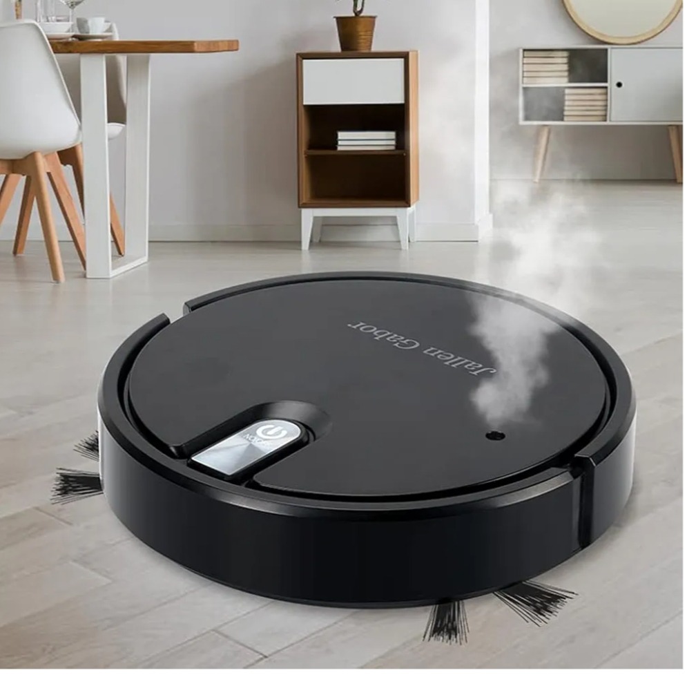 Aspirateur pour contrôle avec balai de nettoyage lumière