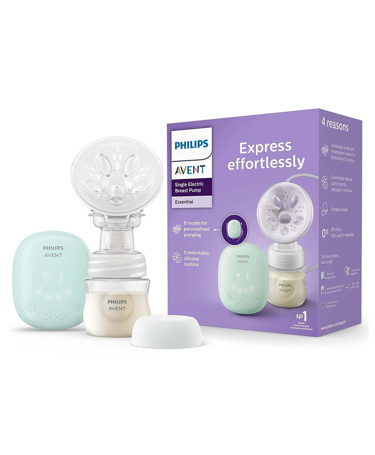 Avent philips – Tire lait électrique unique essentiel USB type C