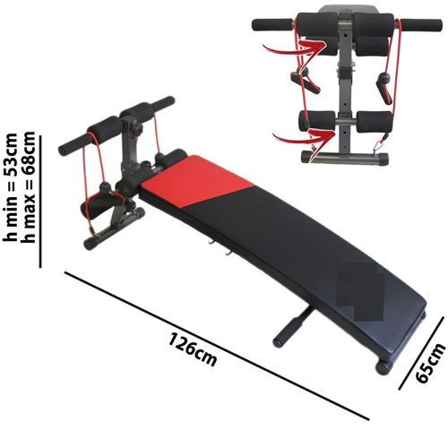Banc de Musculation Réglable pour Abdominaux - Top Sport