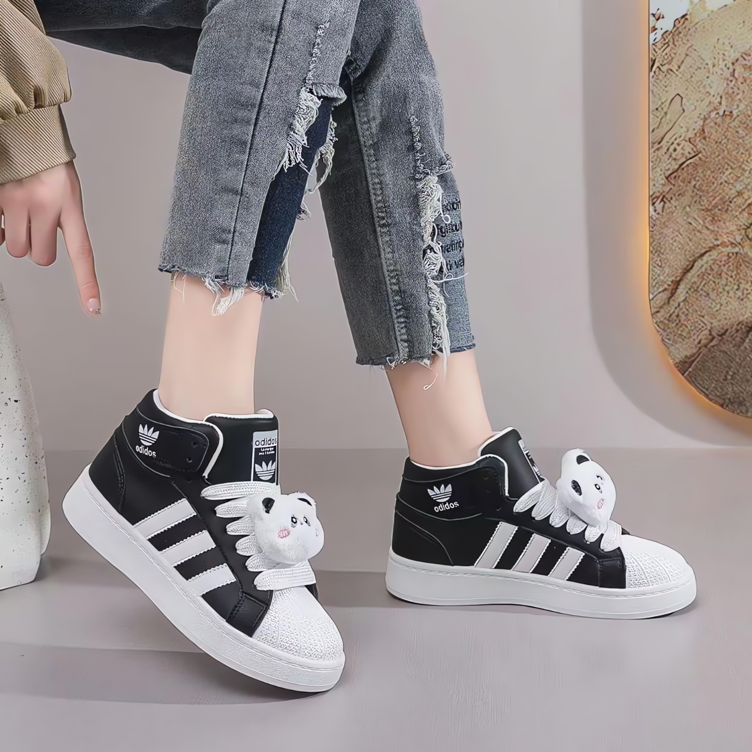 Baskets montantes - adidos