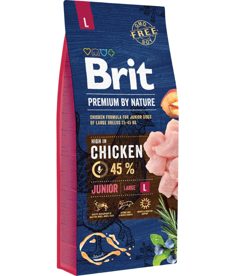 Brit Premium – large Breed Junior With Chicken -15kg