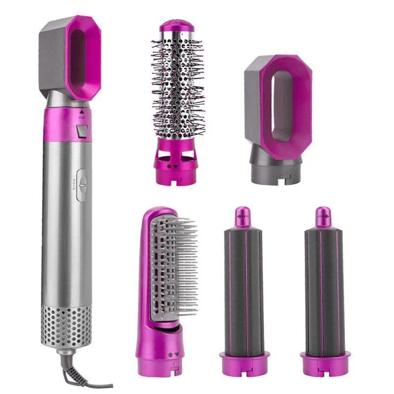 Brosse et Airwrap Électrique 5 en 1 : Séchage, Boucles et Lissage