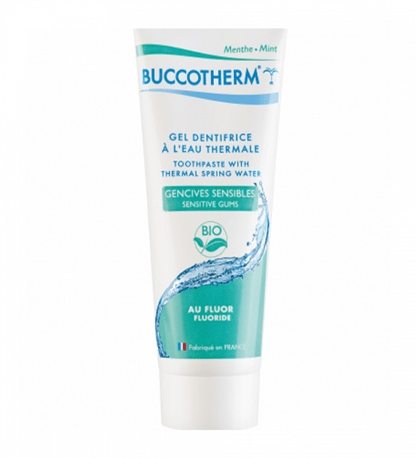 BUCCOTHERM Gel Dentifrice Bio pour Gencives Sensibles avec Fluor - 75ml