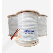 CABLE DOUBLE RG59+POWER BOBINE RG59