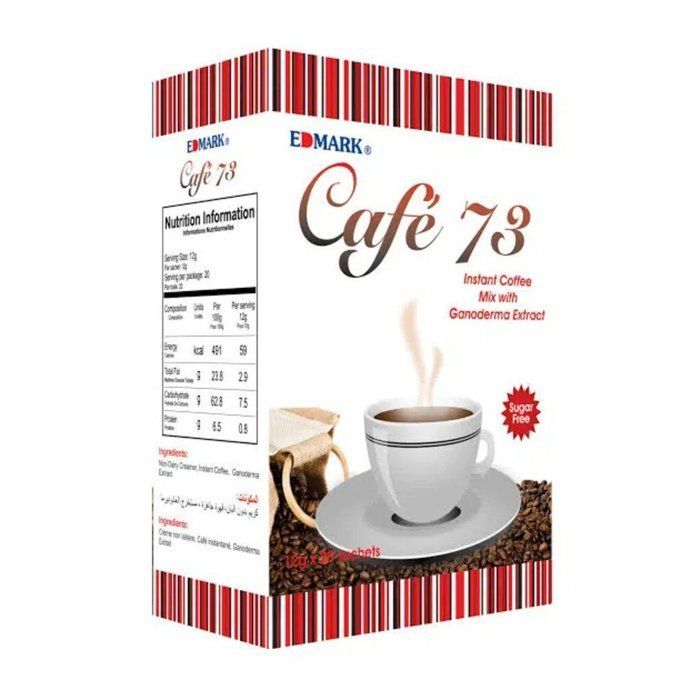 Café 73 Mélange pour café instantané avec extrait de ganoderma