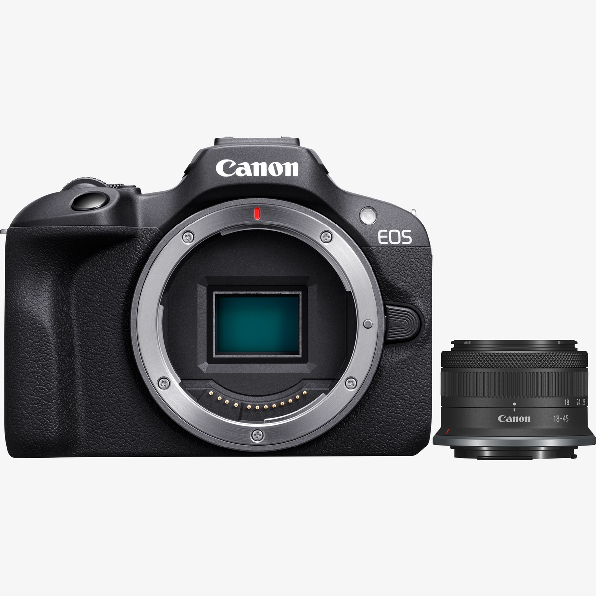 Canon R100 + objectif RF-S 18-45mm F4.5-6.3 IS STM