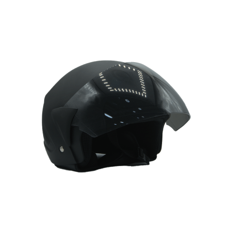 Casque de moto Noir Mat